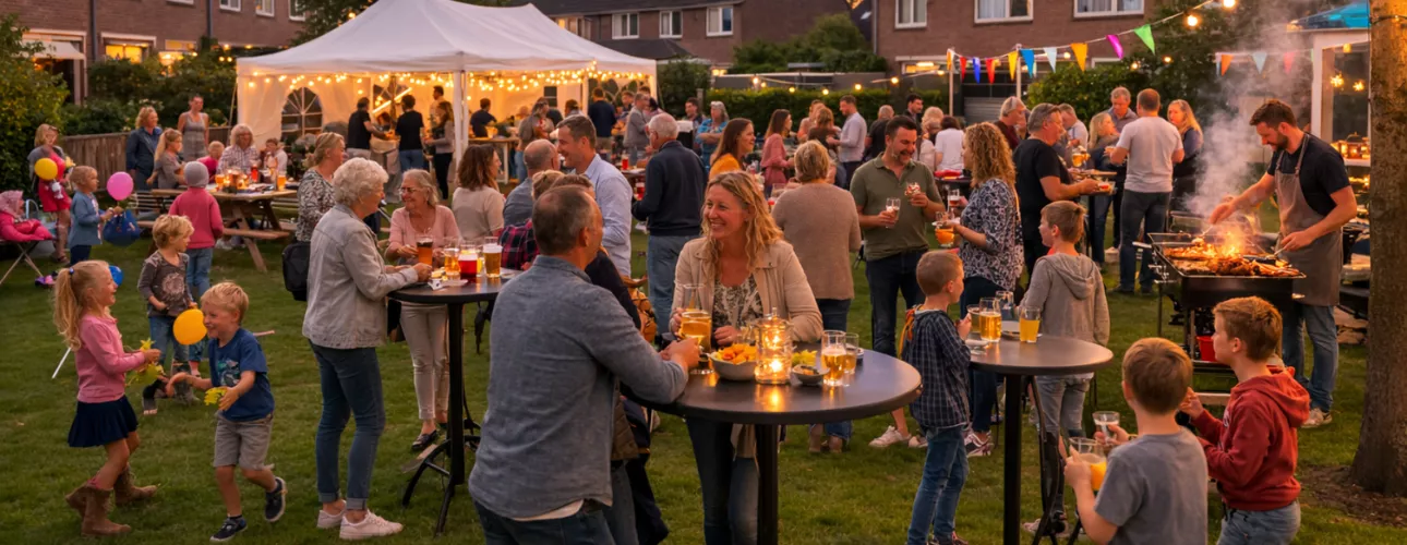 Buurtfeest organiseren met Partytentverhuur Venlo